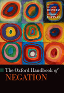 Read Pdf The Oxford Handbook of Negation