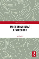 Modern Chinese Lexicology