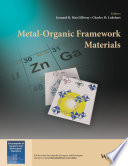 Metal Organic Framework Materials