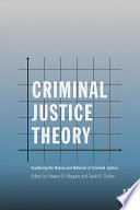 Criminal Justice Theory Book