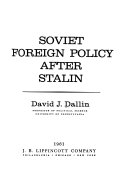Soviet Foreign Policy After Stalin Book