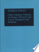 Energy Policies in Five Industrialized Nations Book