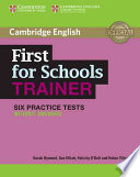 First for Schools Trainer Six Practice Tests without Answers
