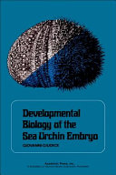 Developmental Biology of the Sea Urchin Embryo Book