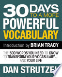 30 Days to a More Powerful Vocabulary Book PDF