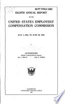 Annual Report of the United States Employees  Compensation Commission