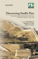 Discovering Sindh s Past Book