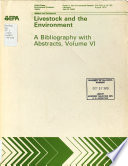 Livestock and the environment Book