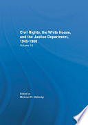 Justice Department Civil Rights Policies Prior To 1960