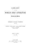 Library of the World's Best Literature, Ancient and Modern: Synopses of books. General index