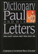 Dictionary of Paul and His Letters