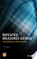 Repeated Measures Design for Empirical Researchers Book