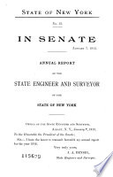 Annual Report of the State Engineer and Surveyor on the Canals of New York