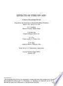 Effects of Fire on Air Book