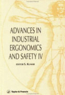 Advances in Industrial Ergonomics and Safety