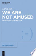 We are not amused : failed humor in interaction