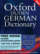 Oxford-Duden German Dictionary: CD-ROM