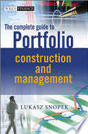 The Complete Guide to Portfolio Construction and Management Book