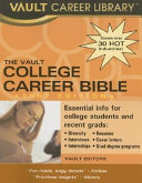 The Vault College Career Bible