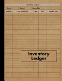 Inventory Ledger Book