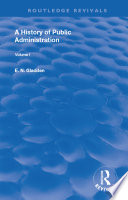 A History Of Public Administration