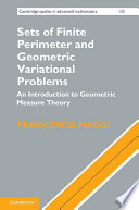 Sets of Finite Perimeter and Geometric Variational Problems
