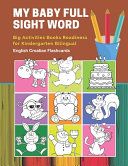 My Baby Full Sight Word Big Activities Books Readiness for Kindergarten Bilingual English Croatian Flashcards