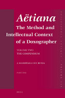 Aëtiana (2 vols.)