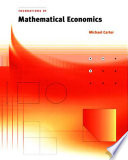 Foundations of Mathematical Economics Book PDF