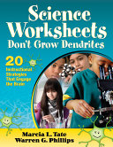 Science Worksheets Don't Grow Dendrites
