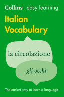Easy Learning Italian Vocabulary  Trusted support for learning  Collins Easy Learning 