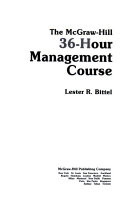 The McGraw-Hill 36-hour Management Course