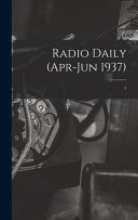 Radio Daily (Apr-Jun 1937); 1