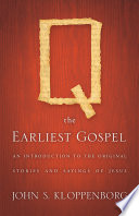 Q  the Earliest Gospel Book PDF