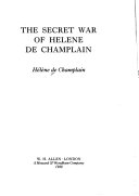 The Secret War of Helene de Champlain