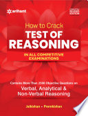 How to Crack Test Of Reasoning  REVISED EDITION Book