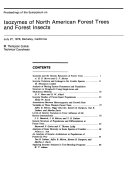 Proceedings of the Symposium on Isozymes of North American Forest Trees and Forest Insects, July 27, 1979, Berkeley, California
