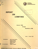 A Report on Lobbying