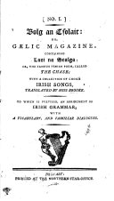 Bolg an tsolair: or Gaelic magazine