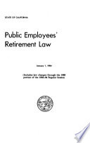 Public Employees' Retirement Law