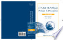 IT Governance  Policies and Procedures  2023 Edition Book