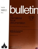 Bulletin for International Fiscal Documentation