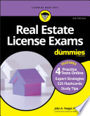 Real Estate License Exams For Dummies with Online Practice Tests