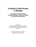 A History of Soil Survey in Nevada