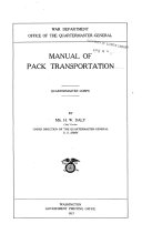Manual of Pack Transportation