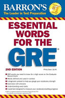 Essential Words for the GRE Book