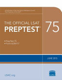 The Official LSAT Preptest 75 Book