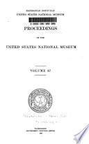 Proceedings of the United States National Museum Book