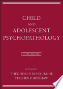 Child and Adolescent Psychopathology Book