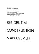 Residential Construction Management